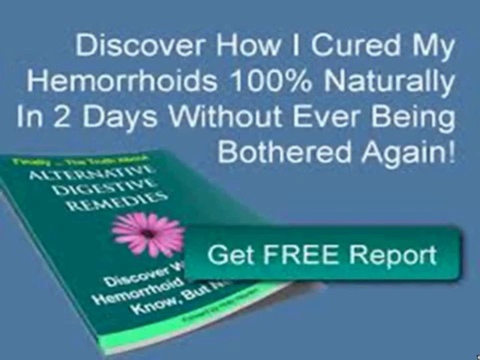 Review and Testimonial about 'H Miracle' Cure hemorrhoids in 48 hours.