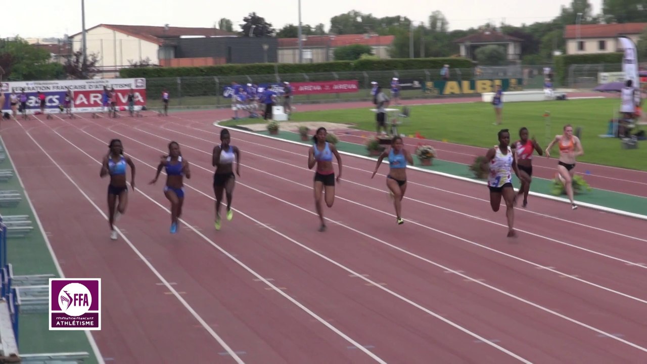 Finale F 100 m Espoirs