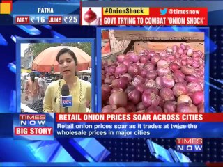 Retail onion prices soar across cities