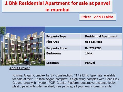 1 bhk flats in panvel