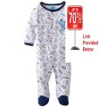Cheap Deals Bon Bebe Baby-boys Newborn Lets Play Snap Front Footed Coverall Review