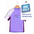 Cheap Deals SunBusters Girls UPF 50  Sun Protective Short Sleeve Rashguard Review