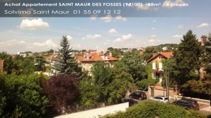 A vendre - appartement - SAINT MAUR DES FOSSES (94100) - 4 pièces - 88m²