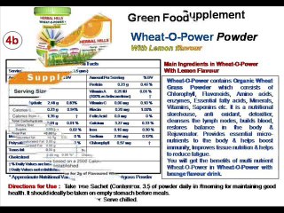 Herbal Green Food Supplement