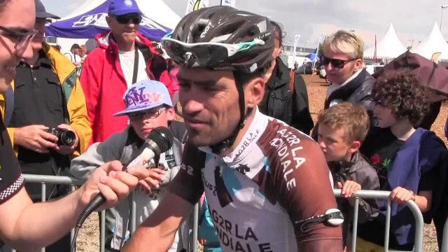 Interview de Christophe Riblon (AG2R-la-Mondiale) après les Championnats de France de cyclisme 2014