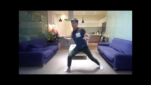 Putting on pants, without using hands...