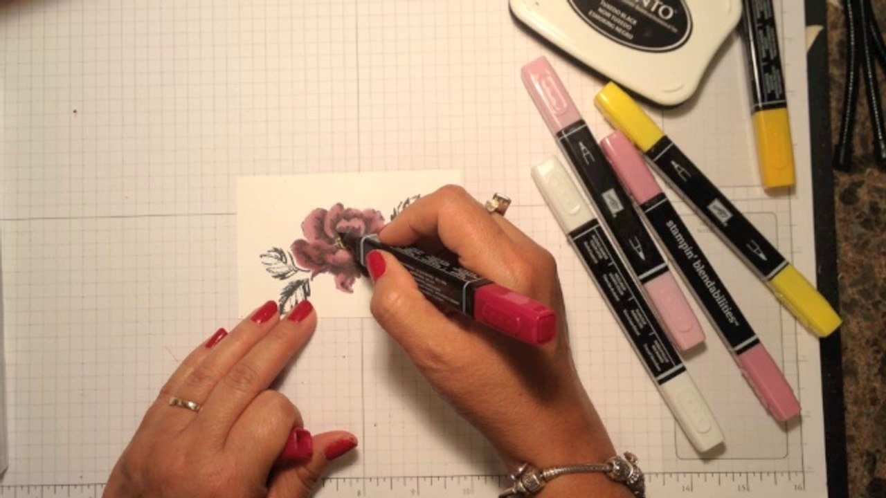 Stampin' Up! Video Tutorial Stampin' Blendabilities Technique
