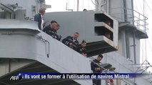 Navires Mistral: arrivée de 400 marins russes à Saint-Nazaire