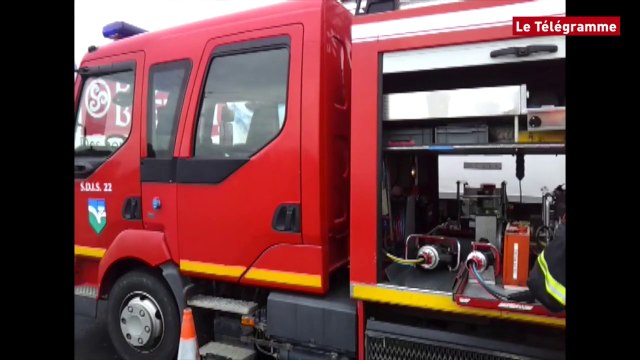 Lamballe. Deux poids-lourds accidentés sur la RN12