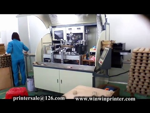 perfume glass bottle screen printer machine 3D04