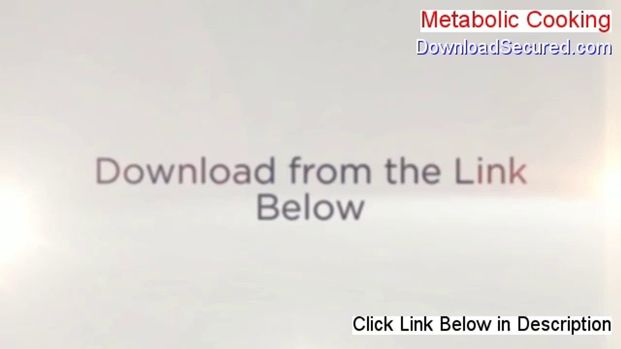 Metabolic Cooking Reviewed [Video Review]