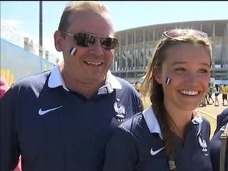 Mondial 2014: les Français affluent vers le stade de Brasilia pour le match France-Nigeria - 30/06