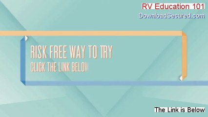 RV Education 101 Reviews [Hear my Review]