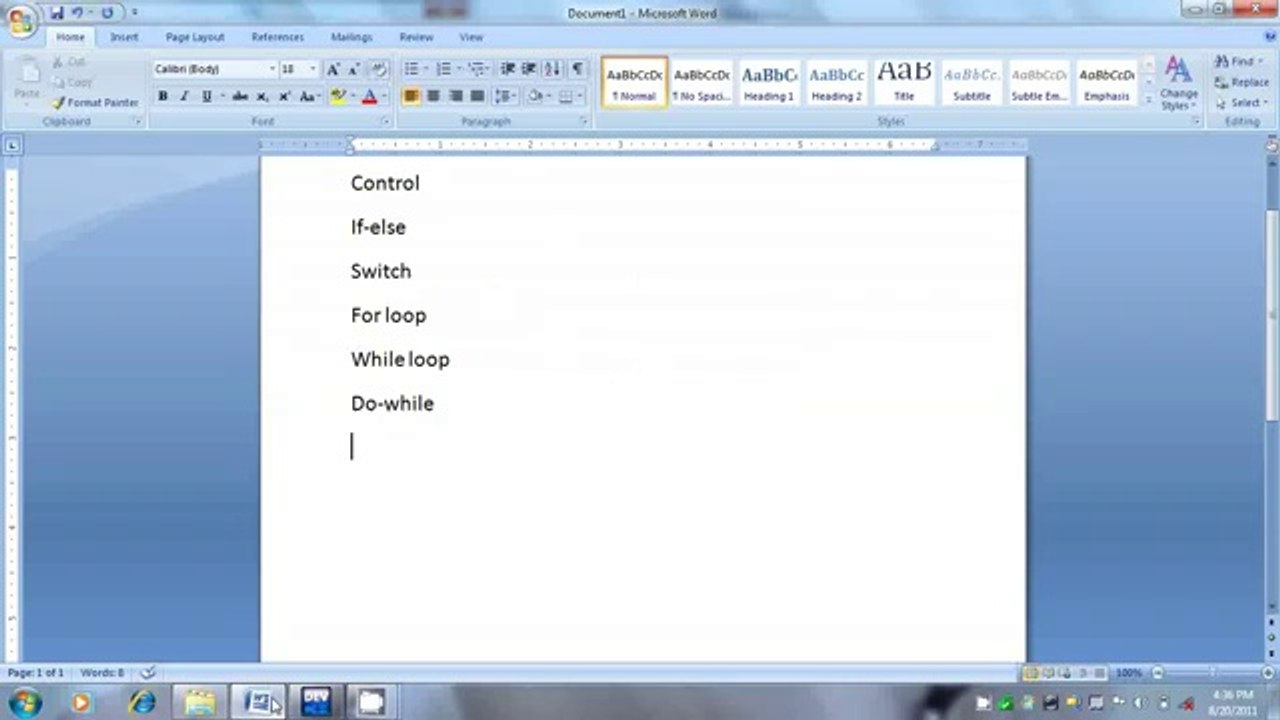 Lecture# 3 Control Statement (i) In Urdu & Hindi