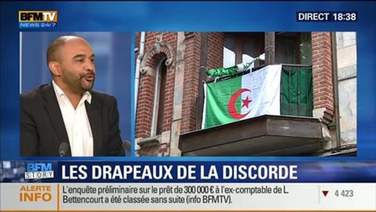 BFM Story: Nice: L'arrêté interdisant l'utilisation ostentatoire de drapeaux étrangers fait polémique - 30/06