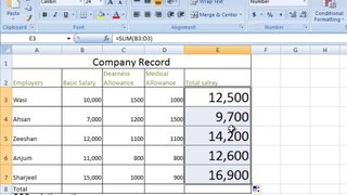 Microsoft Excel Tutorial for Beginners 4 - Formulas