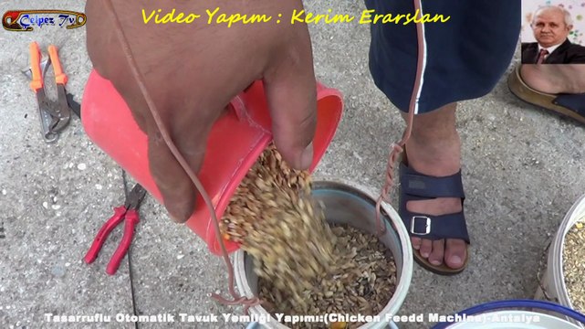 Tasarruflu Otomatik Tavuk Yemliği Yapımı:(Chicken Feedd Machina)-Antalya