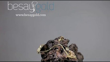 Altın Bileklik yamuk göz motifli bileklik