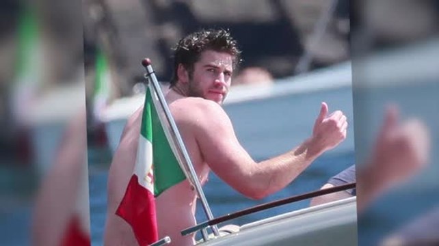 Liam Hemsworth Relaxes in Portofino