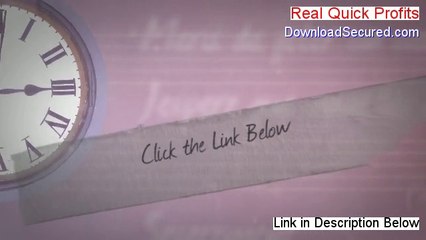 Real Quick Profits Free Review [See my Review]