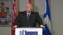 Toronto Mayor Rob Ford returns to work after rehab