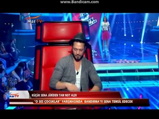 KÜÇÜK SENA JÜRİDEN TAM NOT ALDI