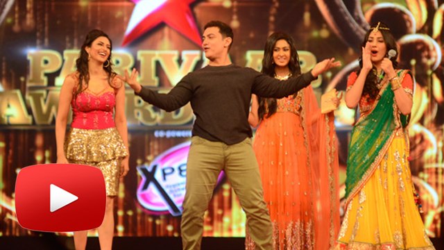 Star Parivaar Awards 2014 | Aamir Khan Says Aati Kya Khandala To TV Babes