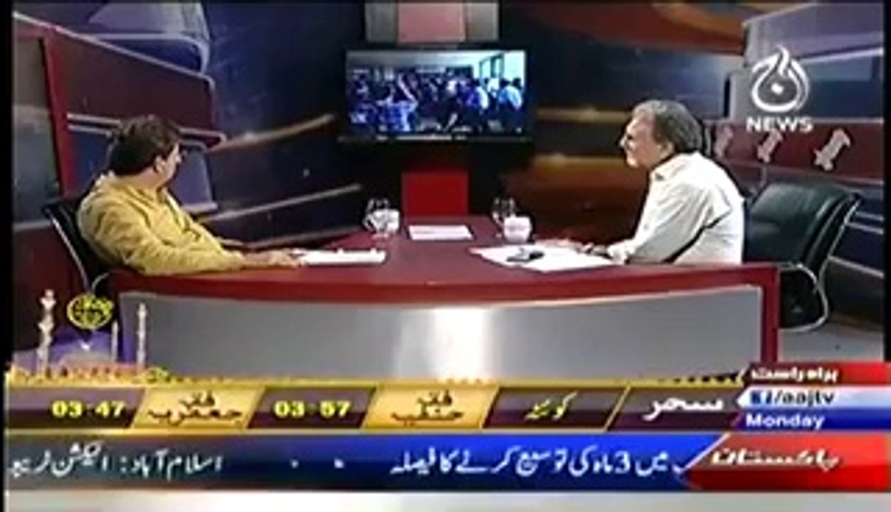 Nusrat Javed Plays New Video against Tahir ul Qadri