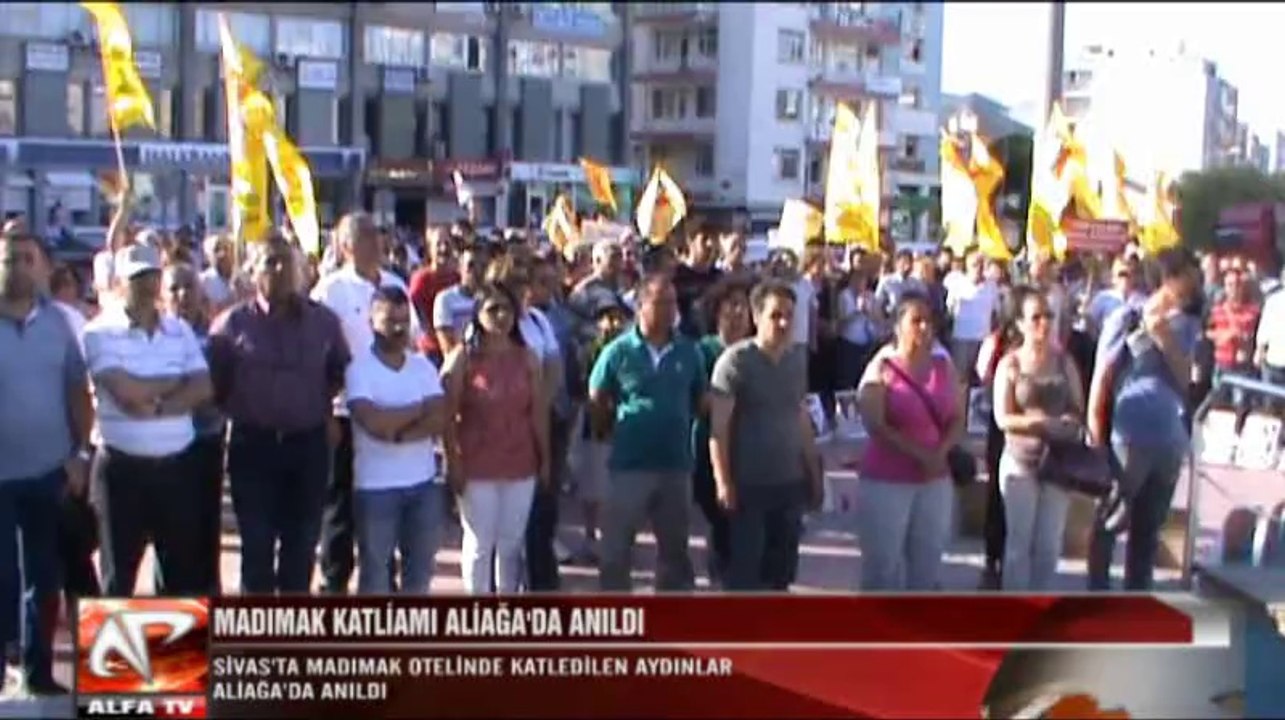 Madımak Katliamı Aliağa'da Anıldı