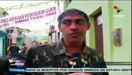 Brasil: ciudad mundialista de Natal, afectada severamente por lluvias