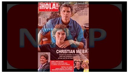 Christian Meier presentó a su hijo en la revista "¡Hola! Perú
