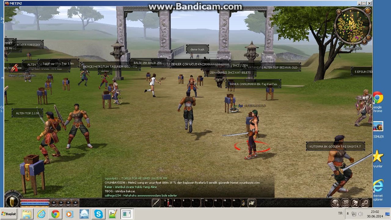 Metin 2 Çekme Hilesi+7x Hilesi