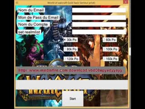 World of warcraft Gold hack serveur privé Earthquake-Millenium- ivalice -pandashan