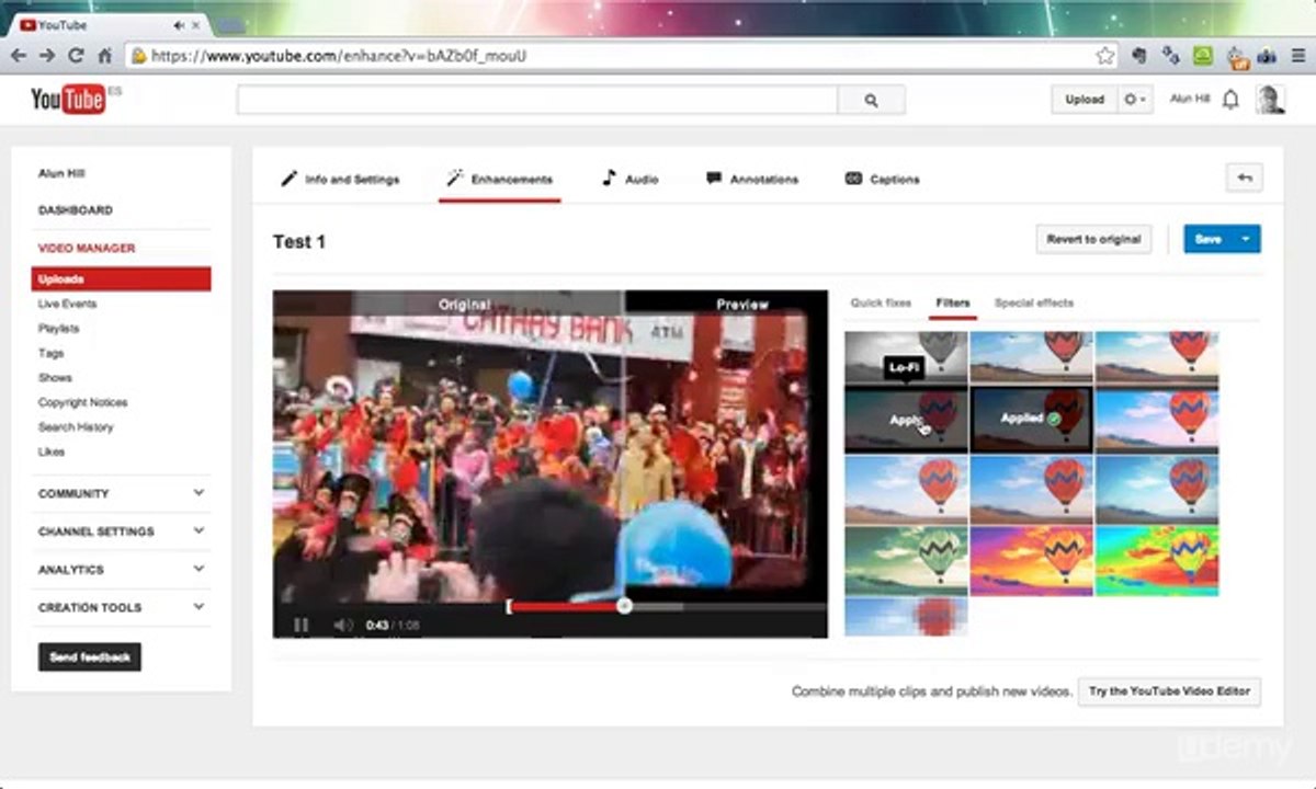Lecture 18_ Enhancing Your Current Videos For Maximum Viewers, Subscribers ... And Earnings!