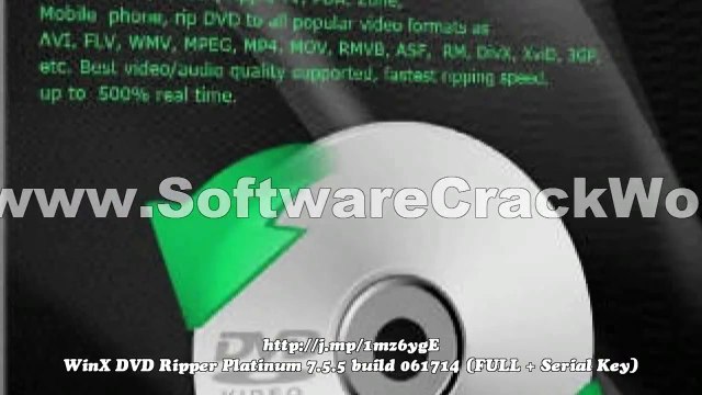 [07-2014 NEW] (FULL + Serial Key) WinX DVD Ripper Platinum 7.5.5 build 061714