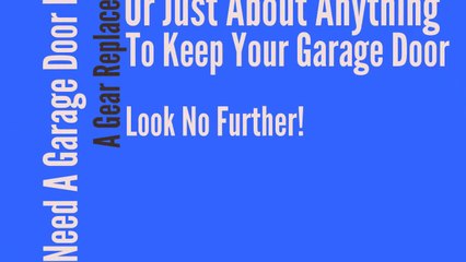 In Need Of Sunderland MD Garage Door Service?