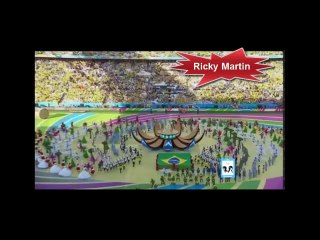 Roche de JLO y Pitbull en la ceremonia inaugural del Mundial