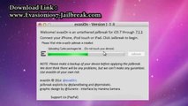 Untethered Evasion 1.0.8 tool for ios 7.1.1 jailbreak Final Release