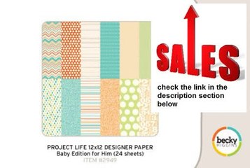 Best Deals Project Life Designer Paper - Baby Edition for Him Review