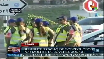 Ejército israelí destruye casas de sospechosos de secuestros en Hebrón