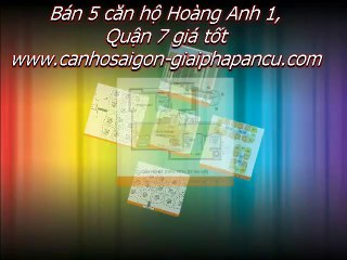 Bán 5 căn hộ Hoàng Anh 1-Lê Văn Lương, Quận 7, giá từ 1,5 tỉ