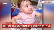 Ninniyi Duyunca Ağlayan Bebek İzleyenleri Güldürdü