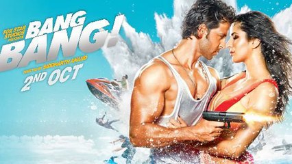 Bang Bang Poster | Hrithik-Katrina Makes a Sexy Splash