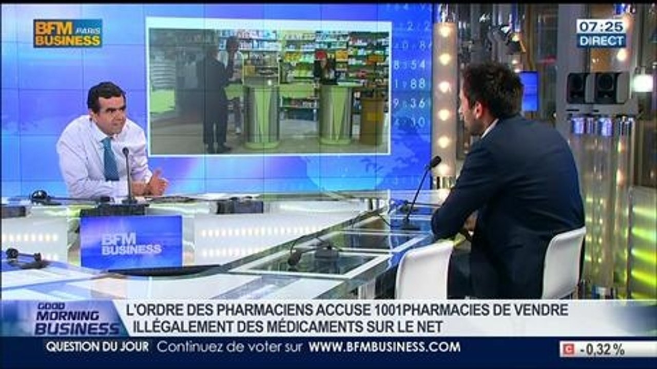 L'ordre des pharmaciens attaque la vente de médicaments en ligne, Cedric O'Neill , dans GMB - 01/07