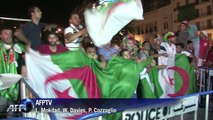 Hinchas Argelinos celebran derrota