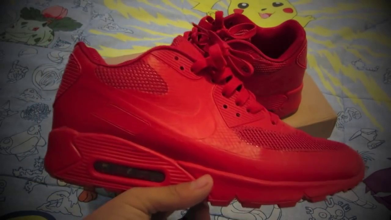 Cheap Nike Air Max Shoes free shipping,Replica Nike Air Max 90 Hyperfuse Solar Red