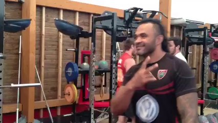 RCT : Fabien Barcella et Mamuka Georgodze, autres recrues du club ont repris l'entraînement