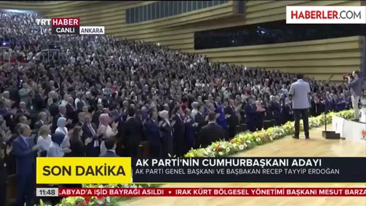 AK Parti'nin Cumhurbaşkanı Adayı Başbakan Erdoğan