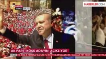 AK Parti'nin Köşk Adayı Toplantısında Ağlatan Erdoğan Filmi