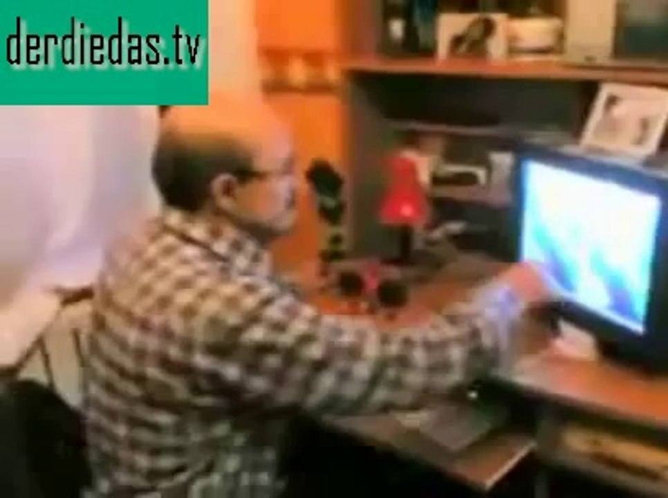 Der hatte aber Schiss. Ob er jetzt noch alleine schlafen kann?